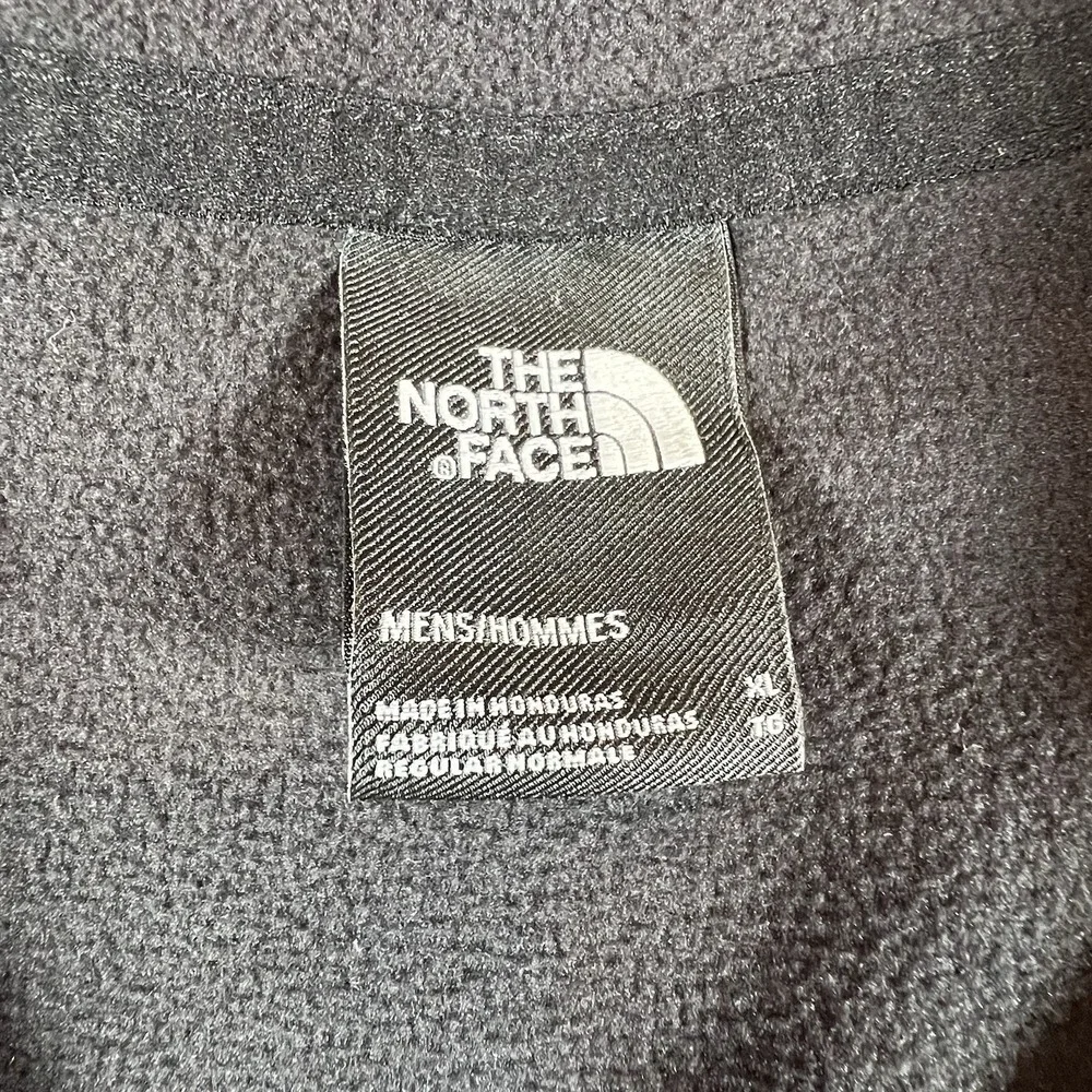 The North Face Pullover Men's Sz XL‎ Black 1/4 Zip Fleece Sweater
